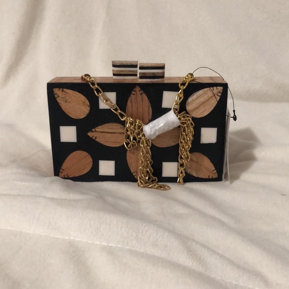 LULU wooden convertible handbag - Picture 3 of 9